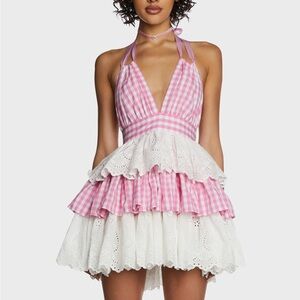 New with tags Sugarthrillz tiered coquette dress